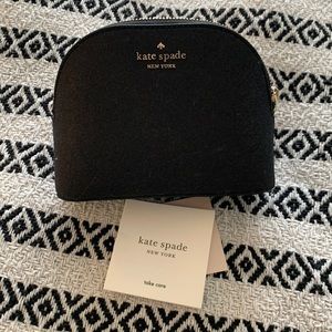 Kate Spade black shimmery pouch